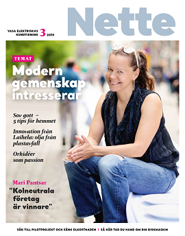 Vasa Elektriskas kundtidning Nette, augusti 2019